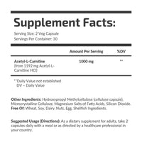 Acetyl-L-Carnitine 500 mg
