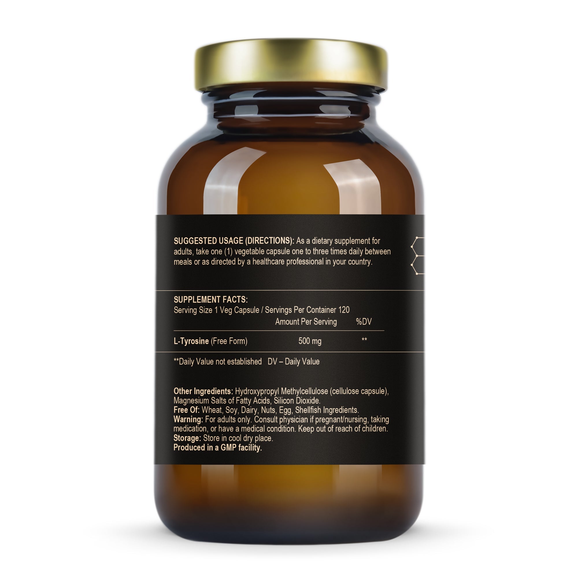 L-tyrozyna 500 mg