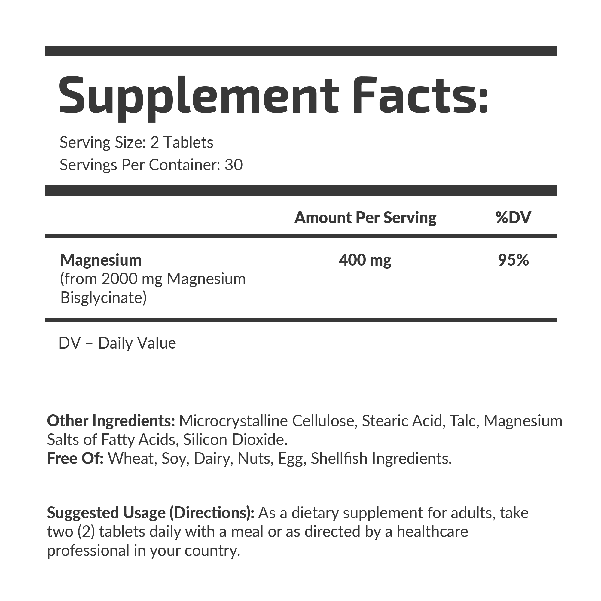 MAGNESIUMGLYCINAT 200 mg
