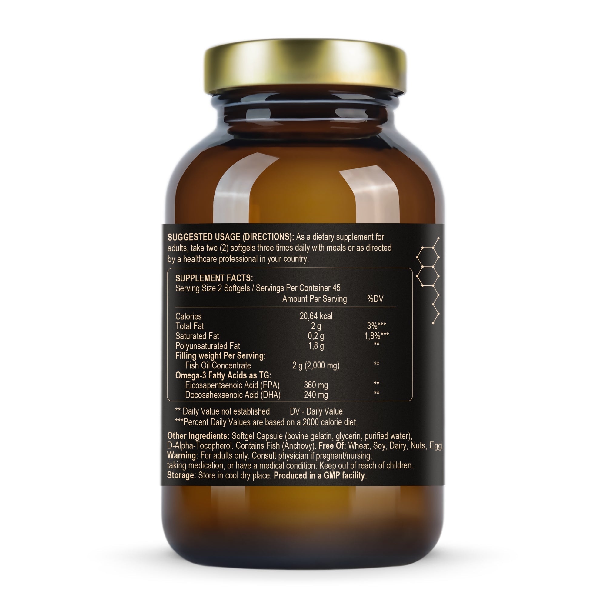 Omega 3 (TG, 180/120) 1000 mg