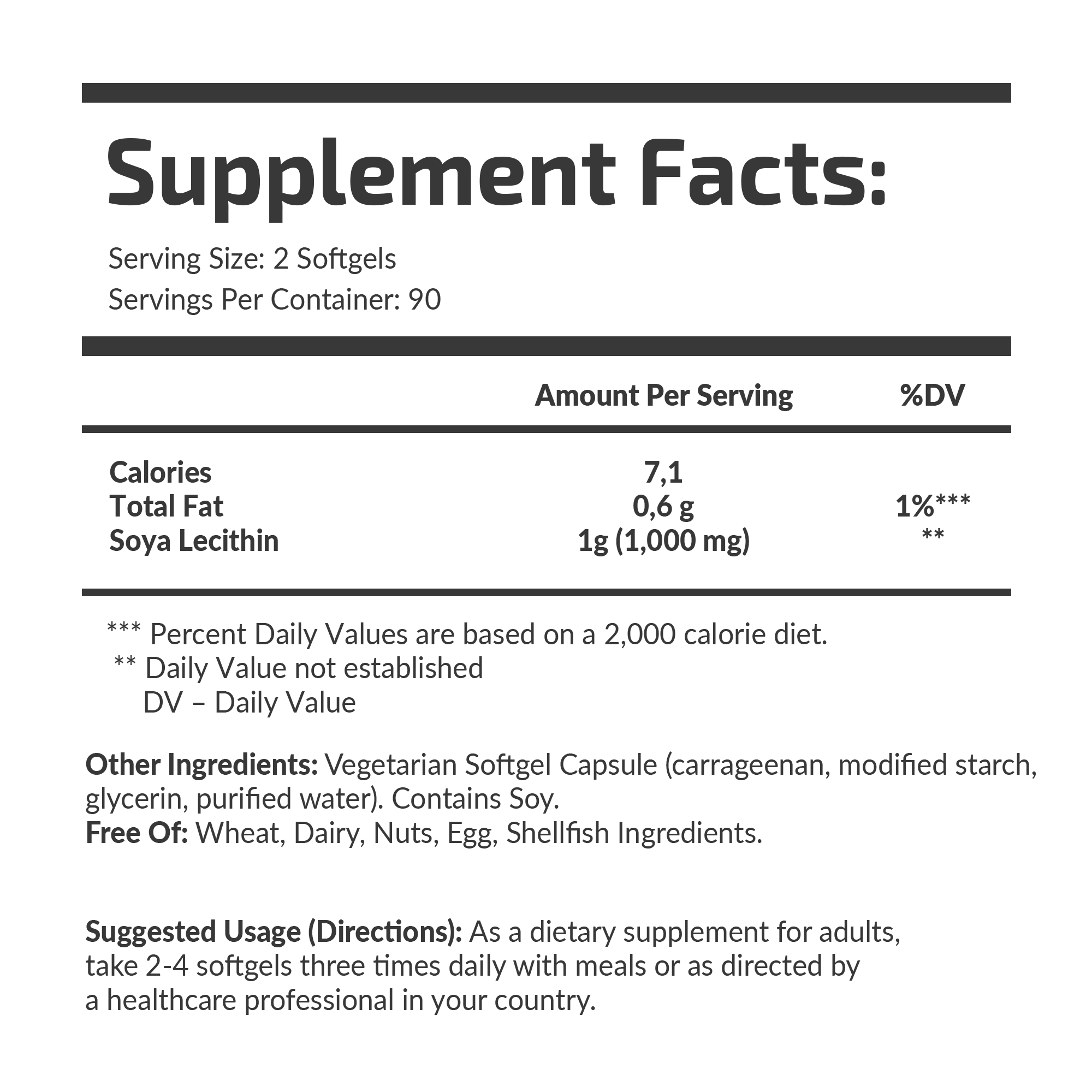 Lecithin MINI 500 mg