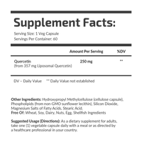 KWERCETYNA LIPOSOMALNA 250 mg