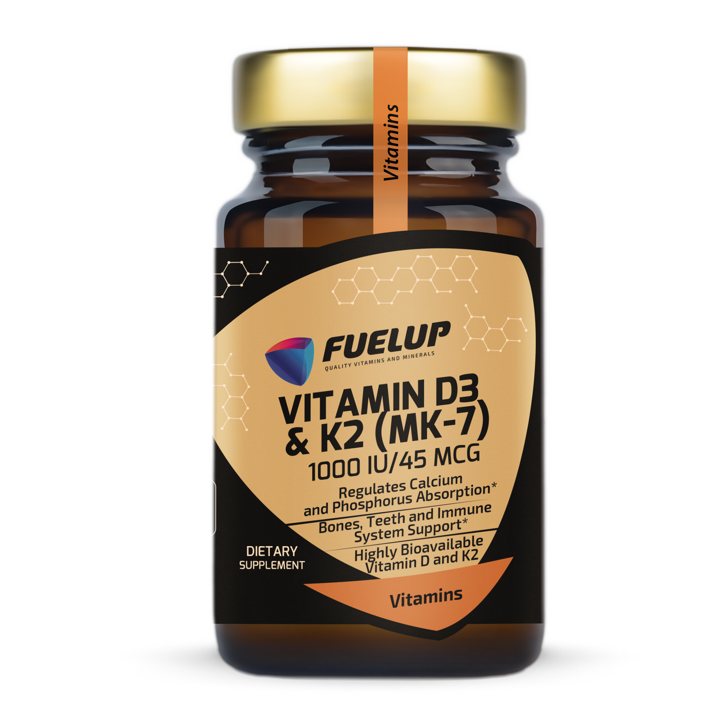 Vitamin D3 & K2 (MK-7) 1000 IE/45 mcg