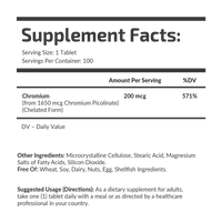 Pikolinian Chromu 200 mcg